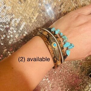 Magnetic clip western bracelet